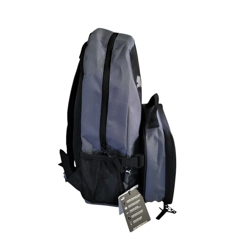 PUMA Backpack & Lunch Kit Combo Medium Grey One Size School Travel